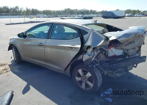 2013 Hyundai Elantra Gls из США, поврежденный, VIN 5NPDH4AE4DH316117